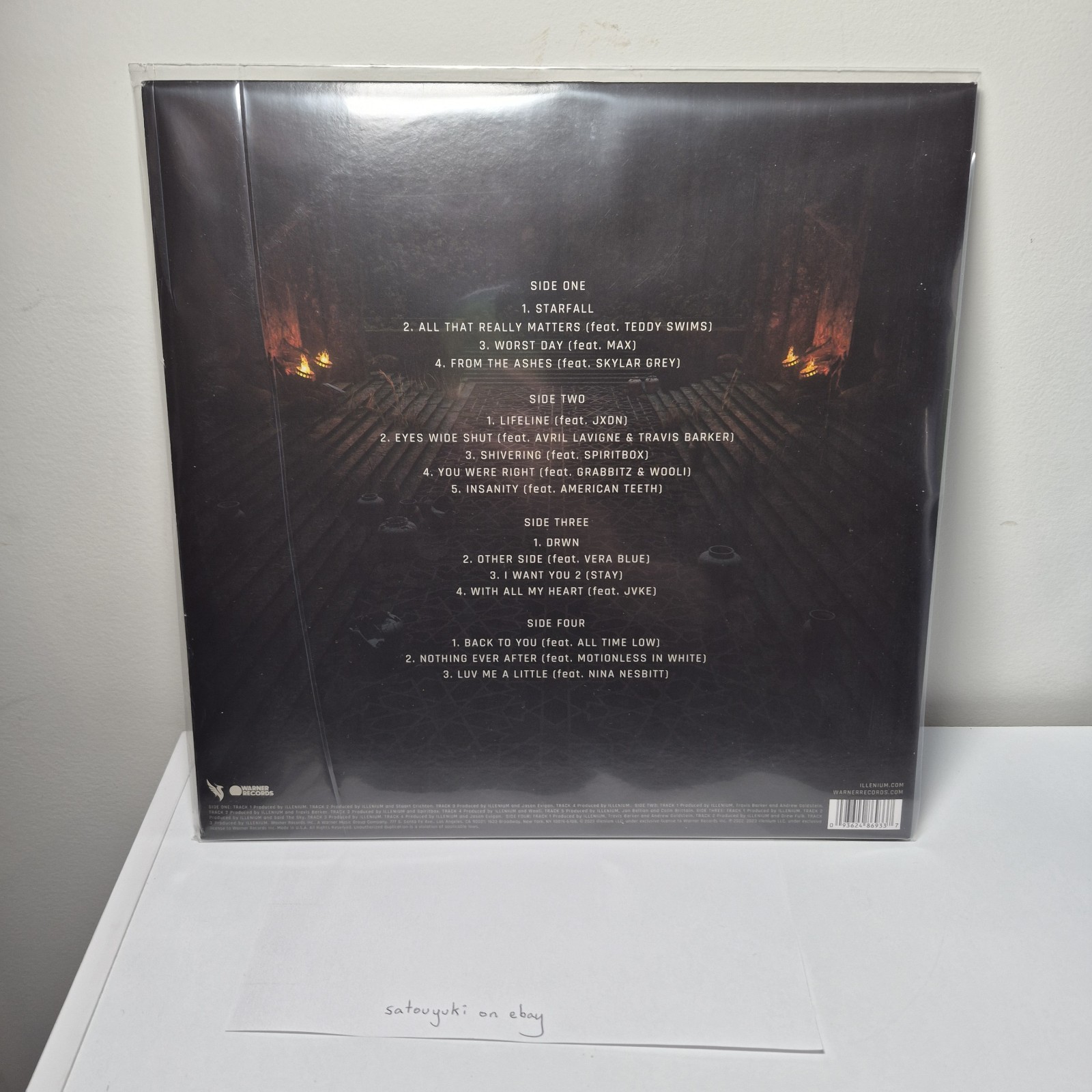 ILLENIUM ILLENIUM Orange and Black Splatter Vinyl Urban Outfitters Self-Titled