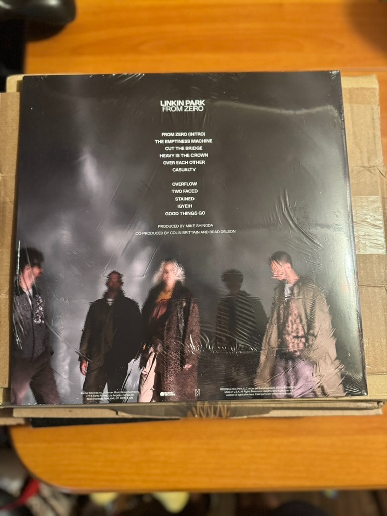 LINKIN PARK FROM ZERO SPOTIFY FANS FIRST COKE BOTTLE CLEAR VINYL SEALED