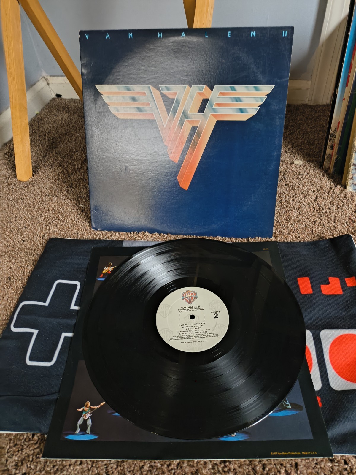 Van Halen II 1979 Vinyl LP Tested & Plays