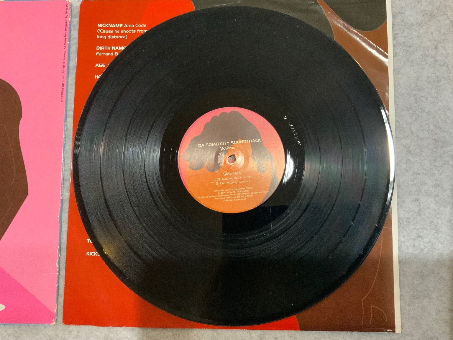 Area Code – Da Bomb City Soundtrack 12″ Record 1999 Hip-Hop 33 RPM
