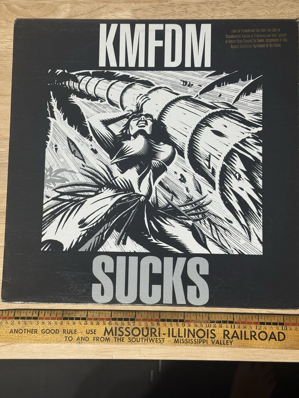 KMFDM Sucks 12″ (1992) US WAX TRAX Promo Used