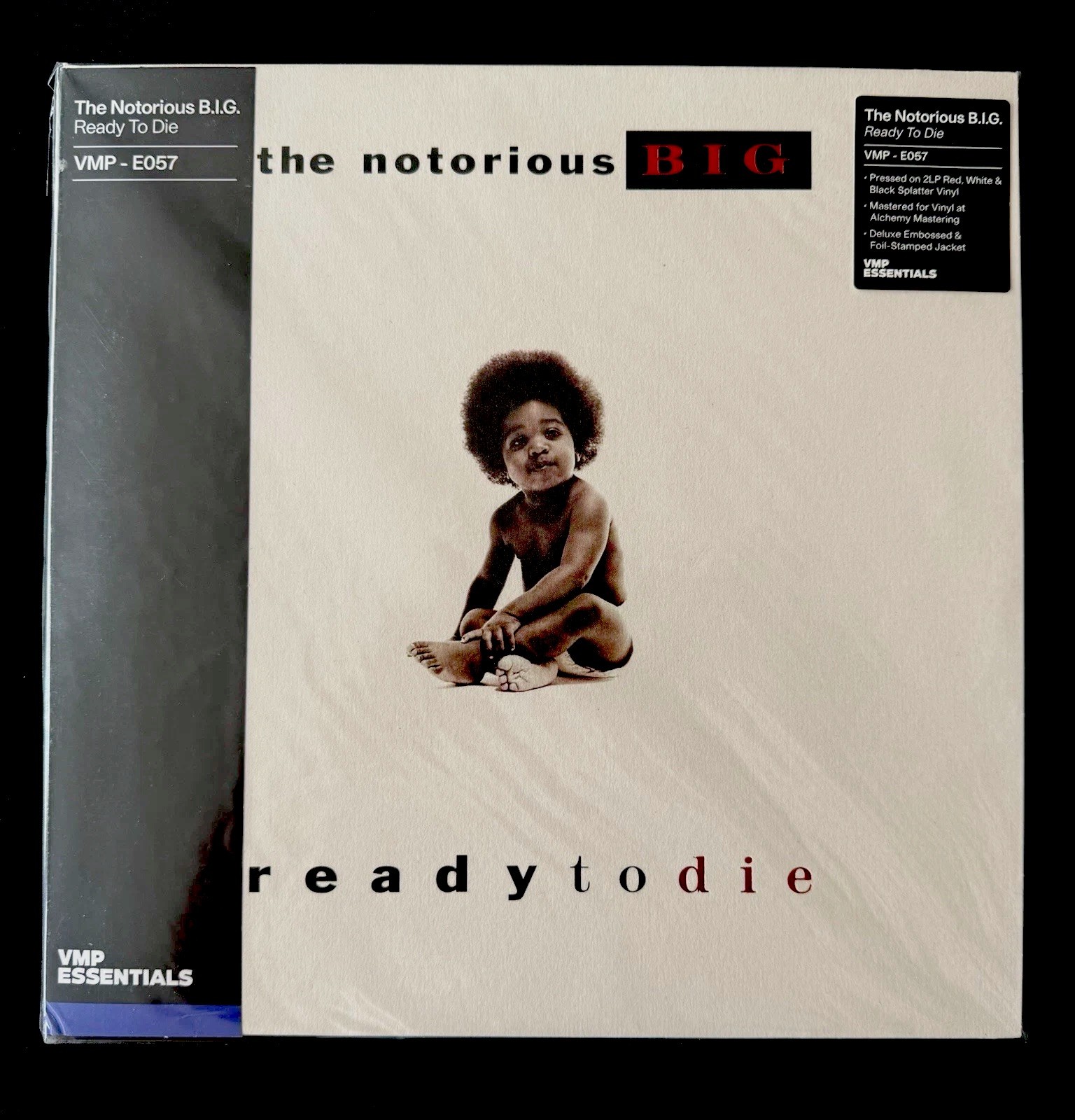 Notorious B.I.G. “Ready To Die” VMP 2X LP Vinyl Me Please red/white Splatter NEW