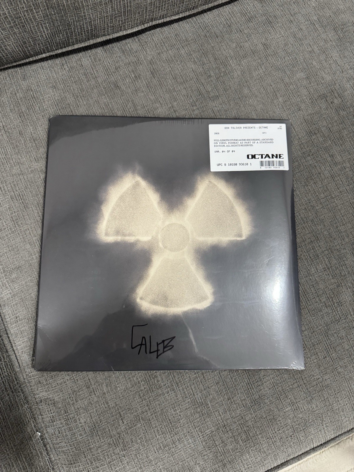 Don Toliver Octane Signed Autographed Cover 2LP Nuclear Edition Vinyl IN HAND