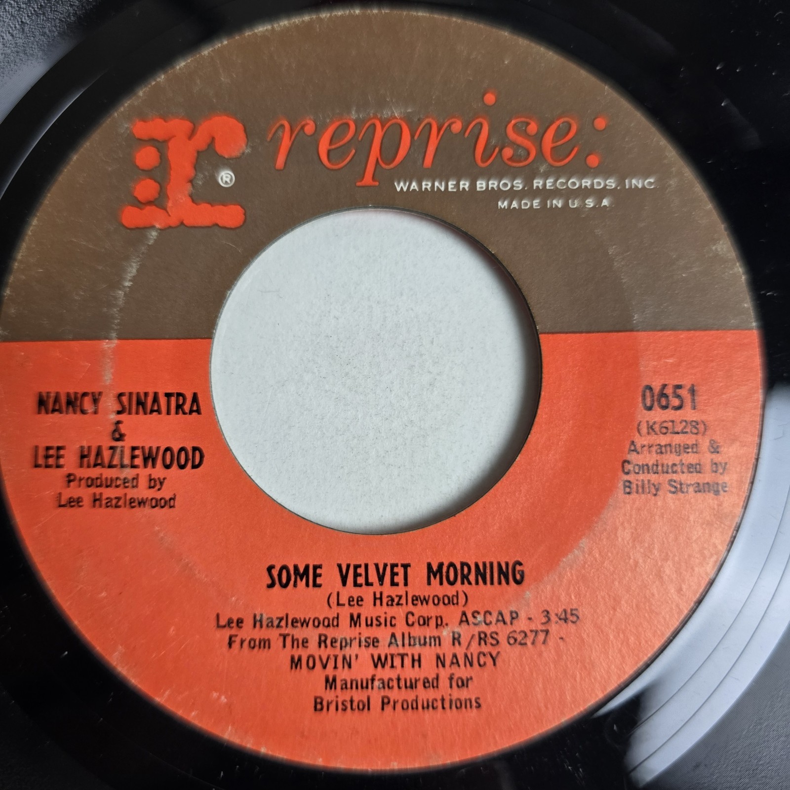 Nancy Sinatra & Lee Hazlewood Some Velvet Morning Reprise 0651 45 Vinyl