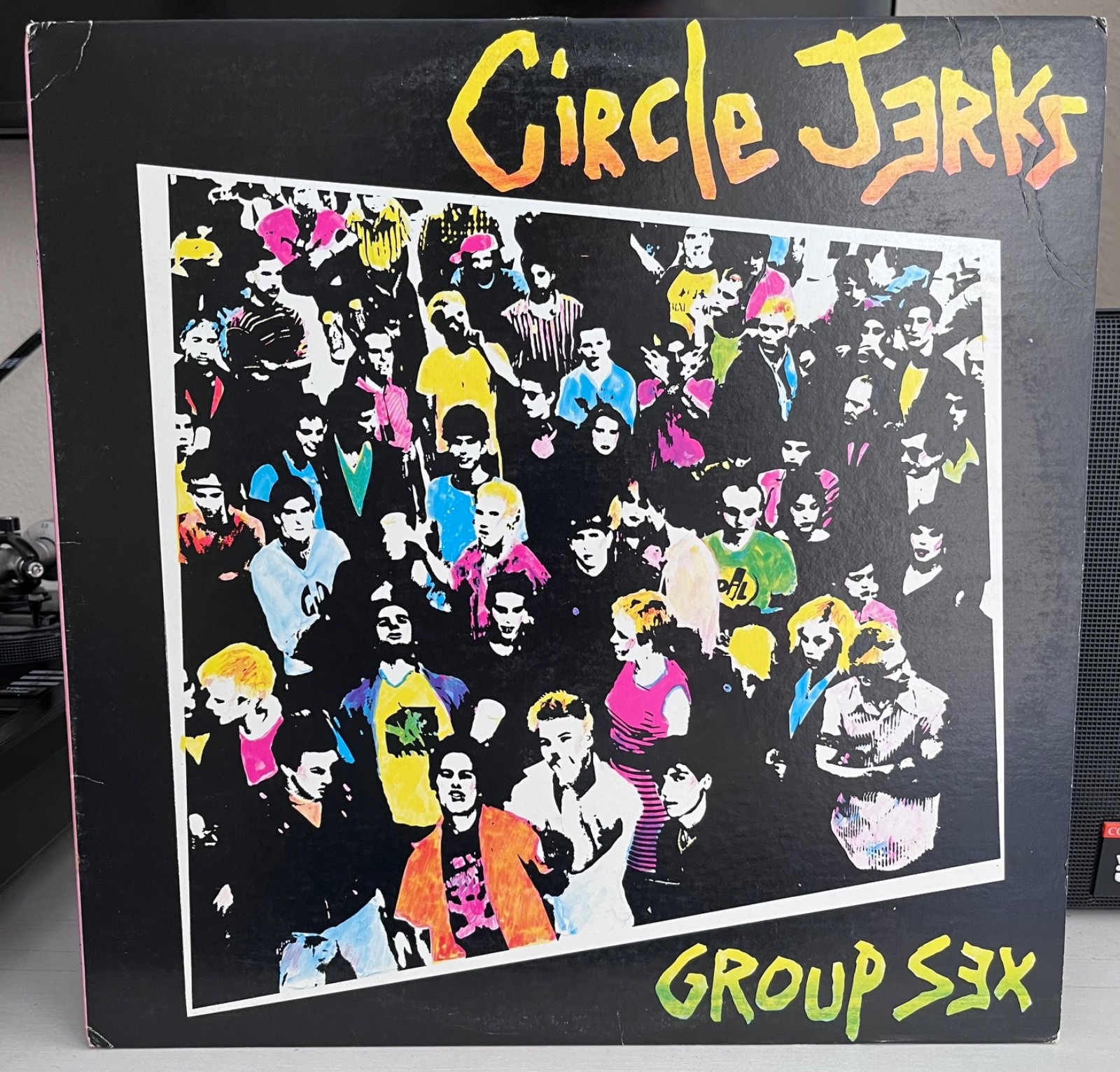 Circle Jerks Group Sex Vinyl Record 1980 1st Press US LP With Insert