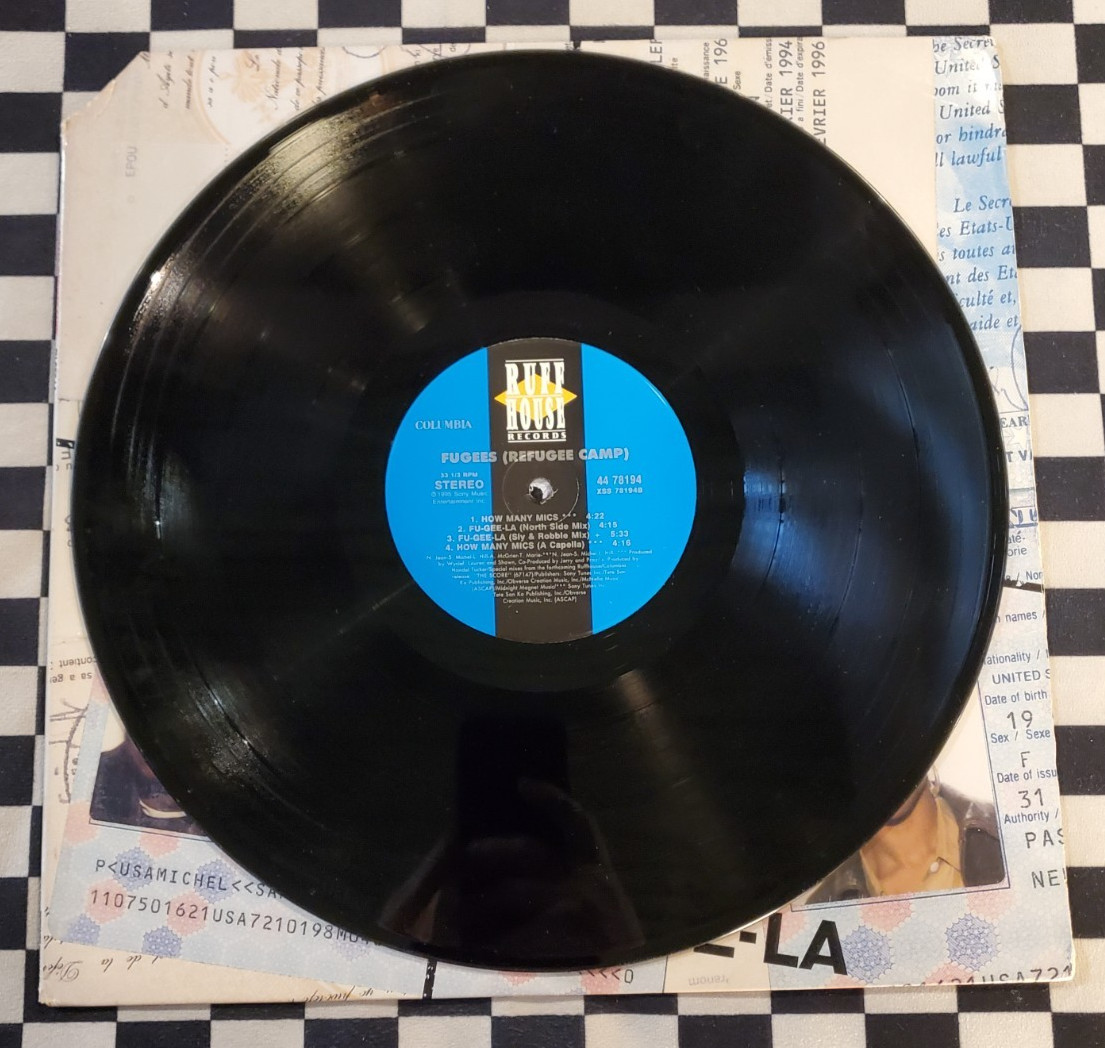 Fu-Gee-La 12″ by Fugees vinyl 1995 VG+ 4478194 Ruffhouse Records