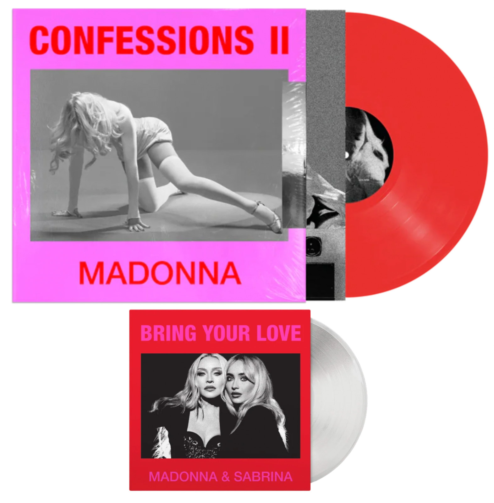 CONFESSIONS II –12-track Standard RED Vinyl LP +Bring Your Love 7″ Exclusive NEW