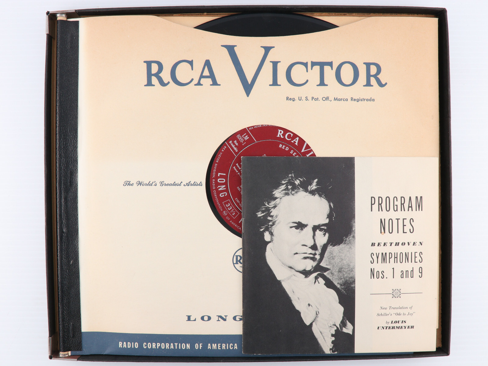 Beethoven, Toscanini – Symphonies Nos. 1 And 9 1952 2x LP Record Box Set LM-6009