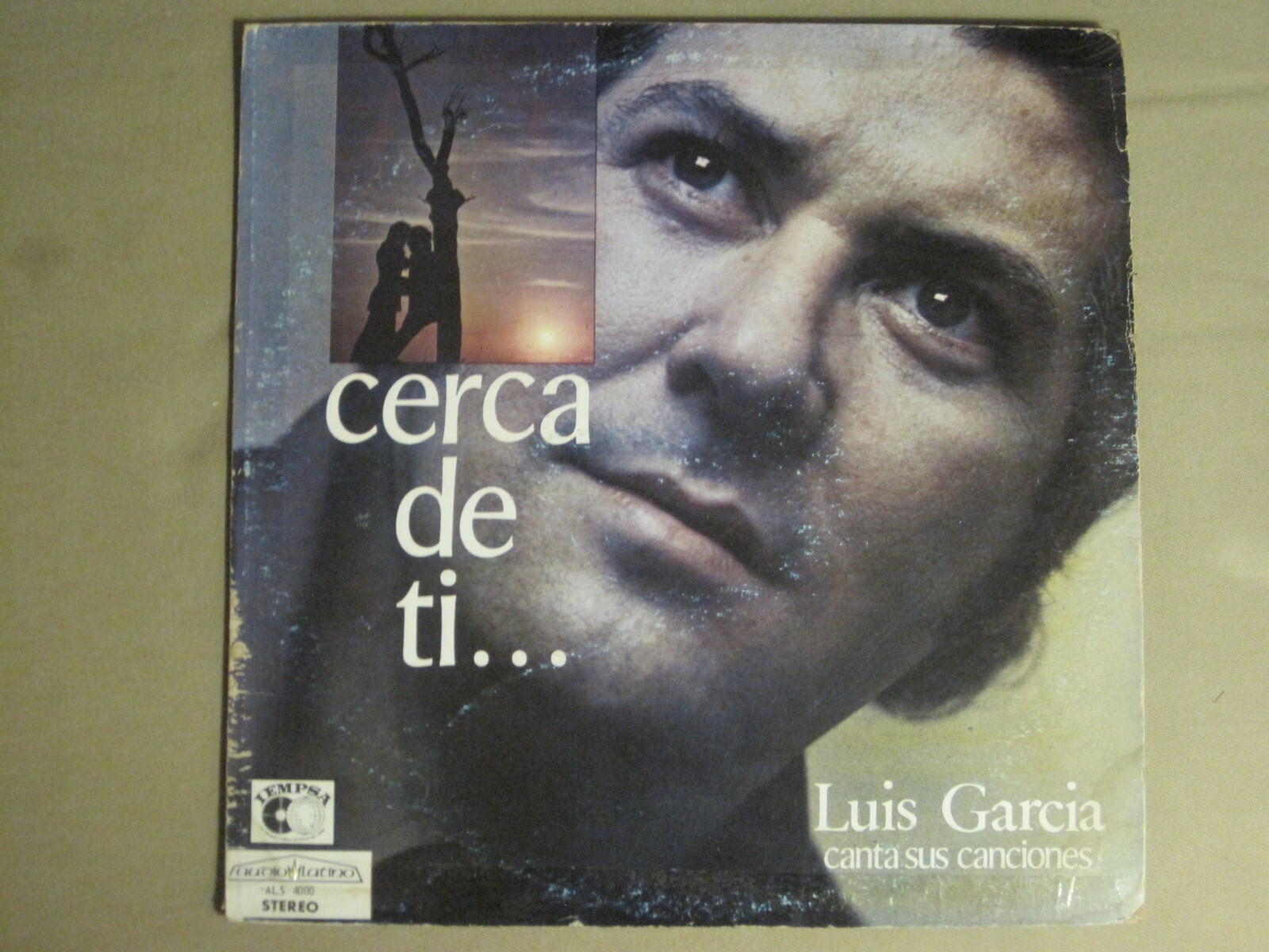 LUIS GARCIA CERCA DE TI LP ORIG ’74 ALS-4000 RARE LATIN POP ROCK SOUL BOLERO VG
