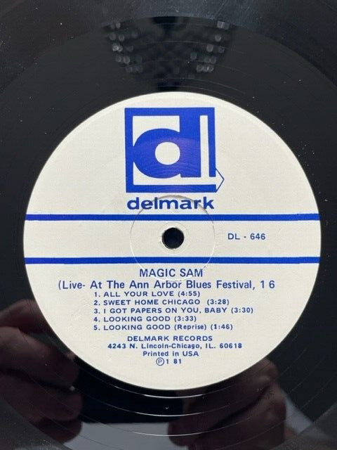Magic Sam- Magic Sam Live- 2 Vinyl LPs. Delmark 1981. VG+