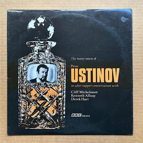 PETER USTINOV THE MANY VOICES OF… LP 1969 spoken word lp – nice copy with only