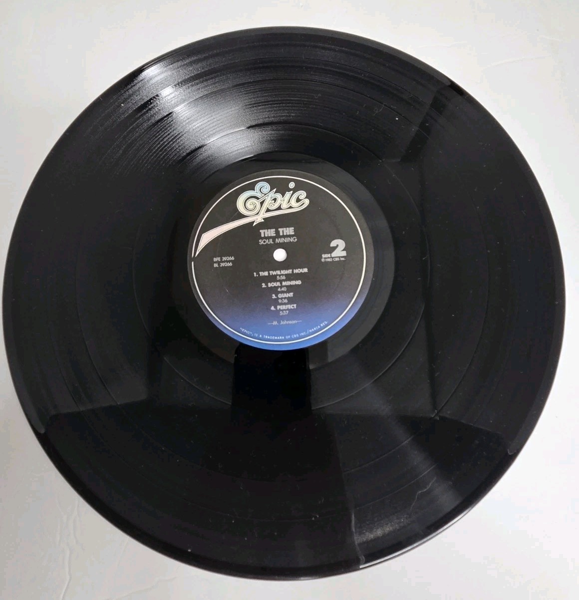The The Soul Mining 1984 Post-punk synth-pop LP Record Vinyl VG CBS Epic