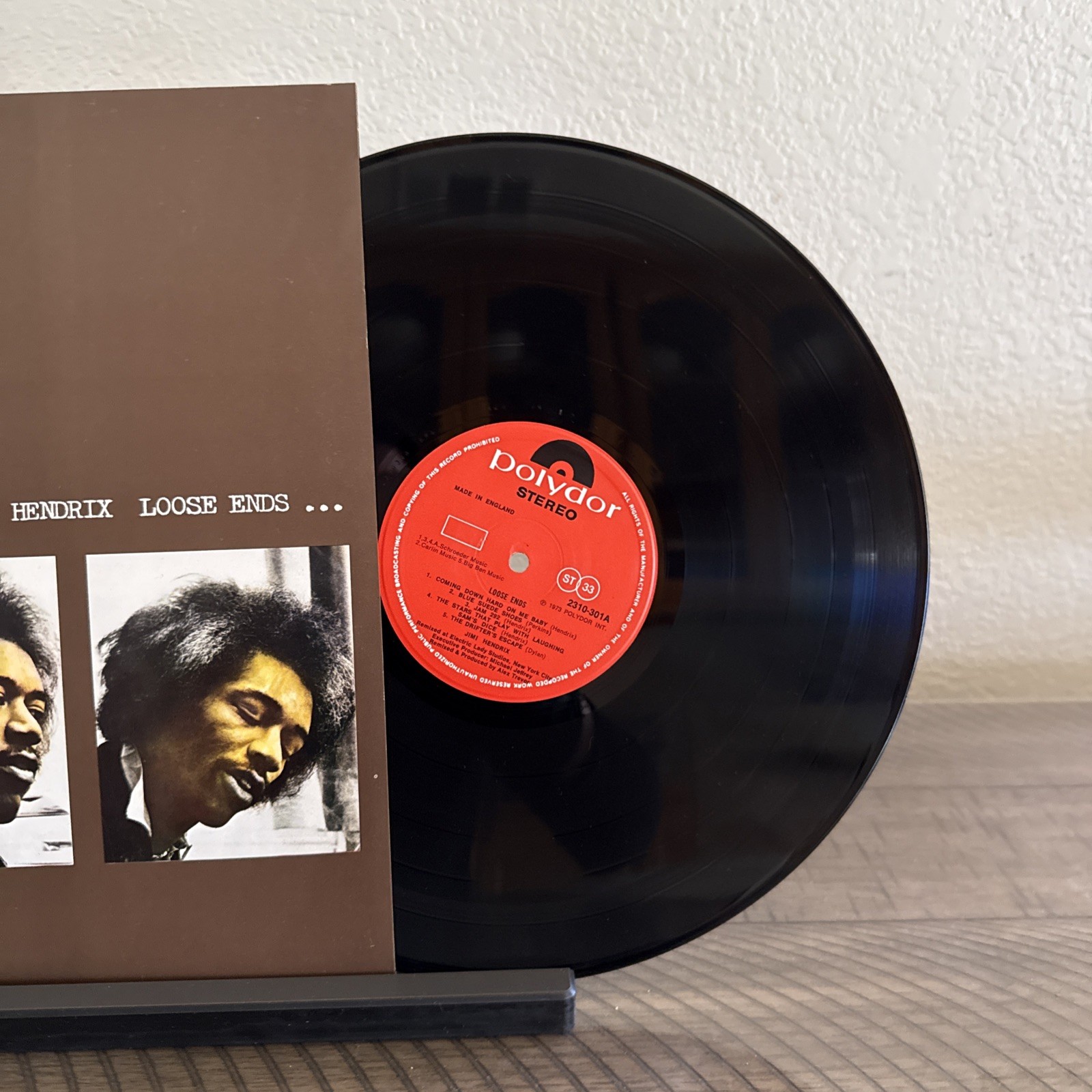 Jimi Hendrix Loose Ends Vinyl LP Polydor 2310 301 Import Rare 1974