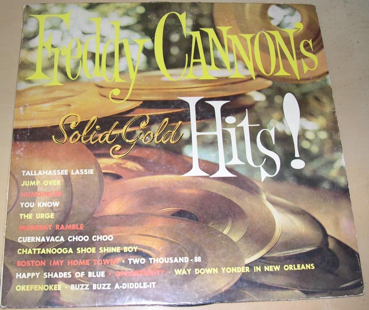 FREDDY CANNON – Freddy Cannon’s Solid Gold Hits (LP,1961) Very Good