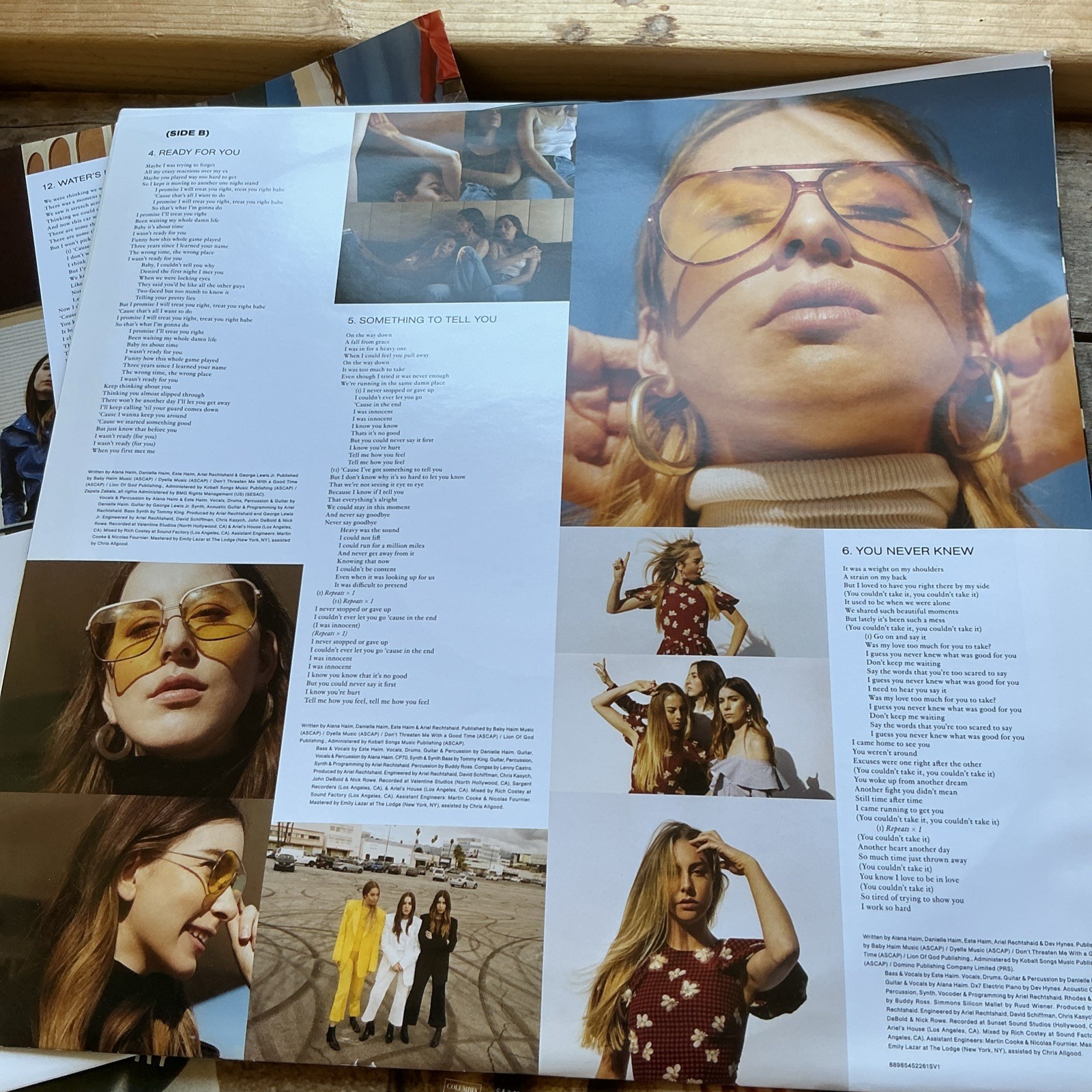 2017 HAIM Something To Tell You Vinyl 2 LP double record original sleeves