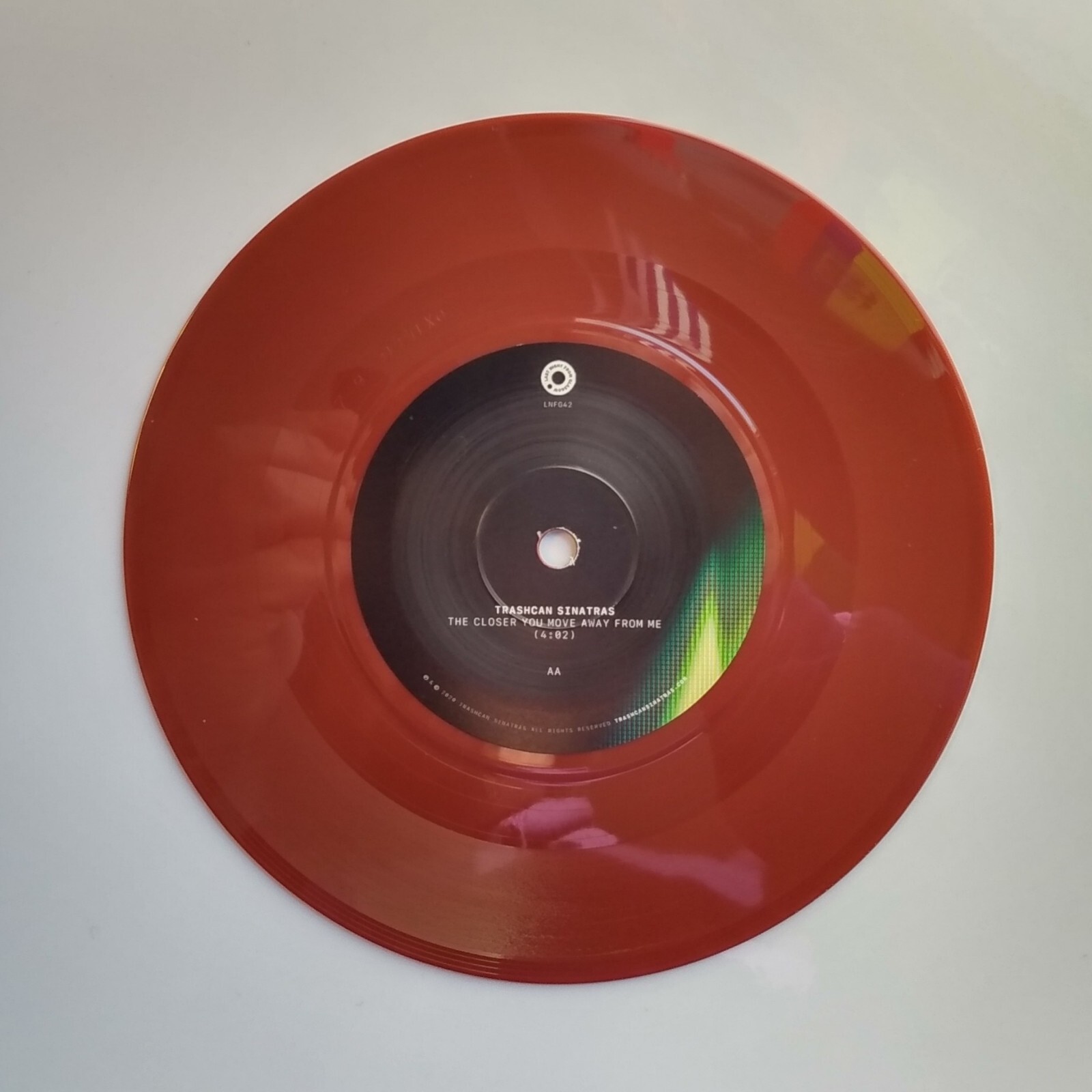 Trashcan Sinatras : Ways BURGUNDY COLORED VINYL 7″ Single Ltd Trash Can Sinatras