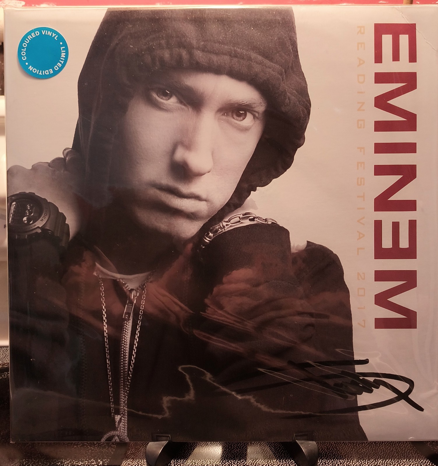 Eminem Reading Festival 2017 Blue Colored Vinyl Record 2x LP Live