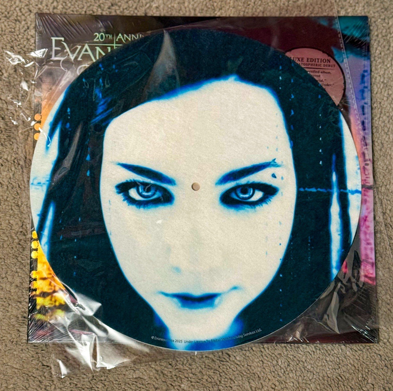 EVANESCENCE ‘FALLEN’ 2LP 20th Anniversary Deluxe Edition Vinyl and LE Slipmat