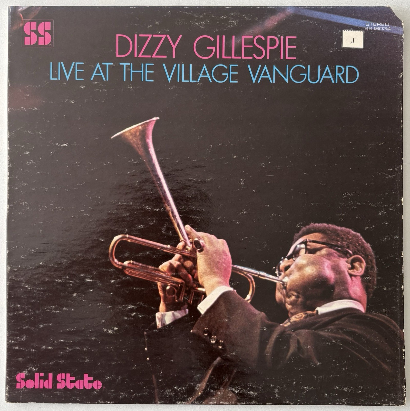 Dizzy Gillespie – Live At Village Vanguard – Solid State Vinyl LP Ultrasonic Cln