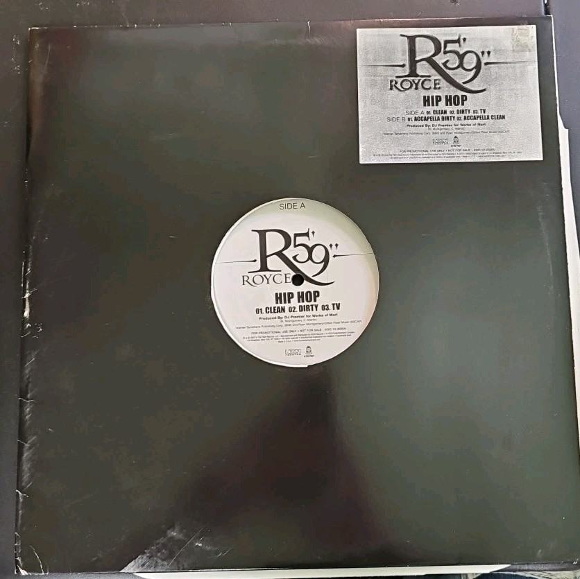 R59 Royce – Hip Hop 12″ Vinyl Maxi Single EX Koch Records Promo KOC-12-9500A VTG