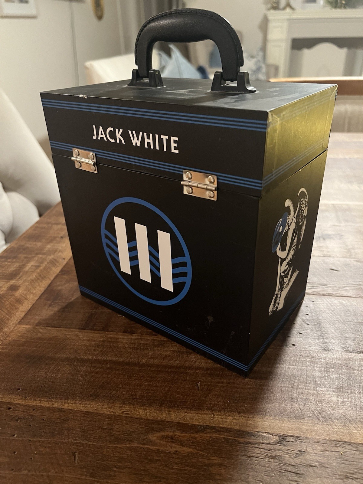 Jack White Third Man Records 7” Vinyl Carrying Storage Box Case Rare Lazaretto