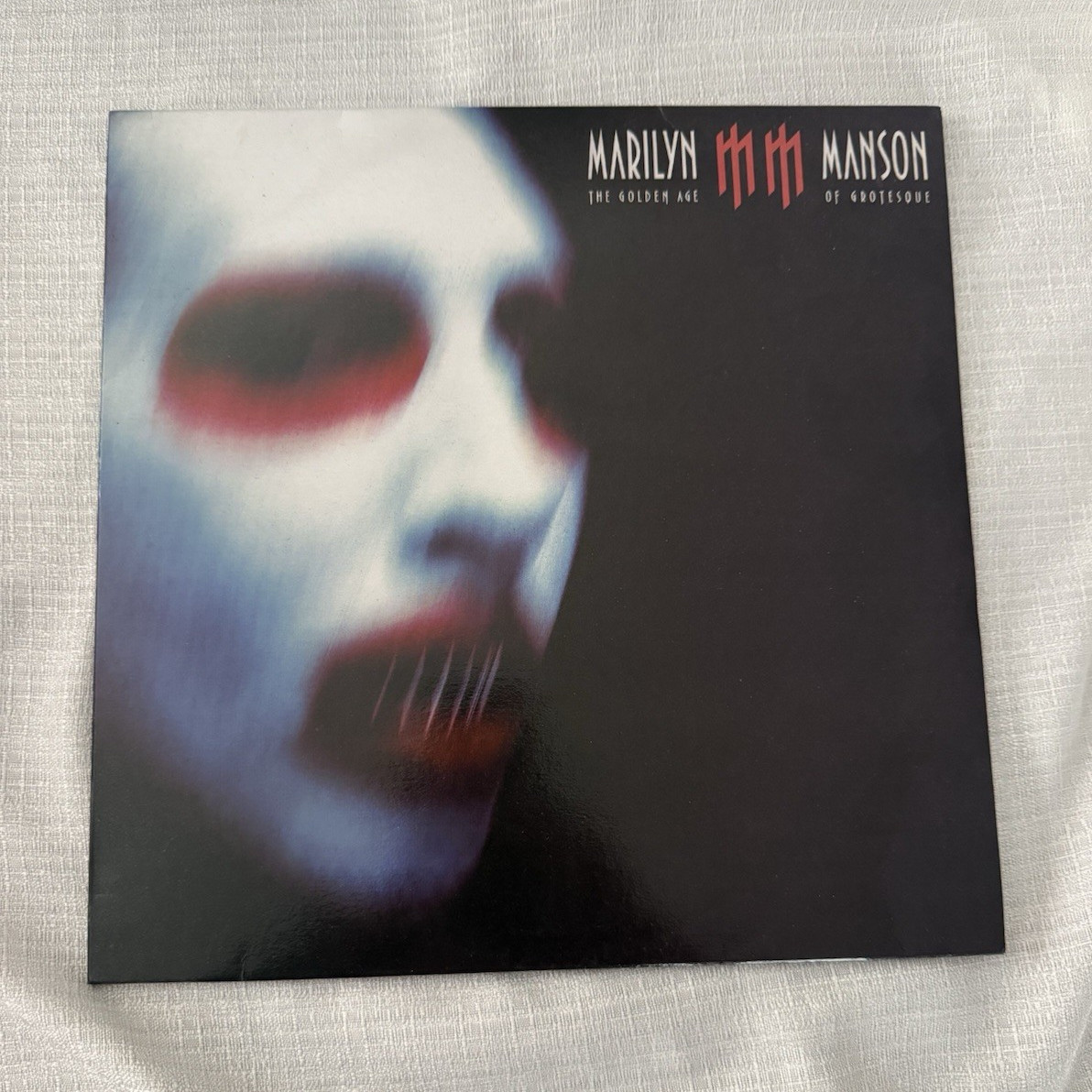 Marilyn Manson The Golden Age of Grotesque 2LP Blue Colored Vinyl Record