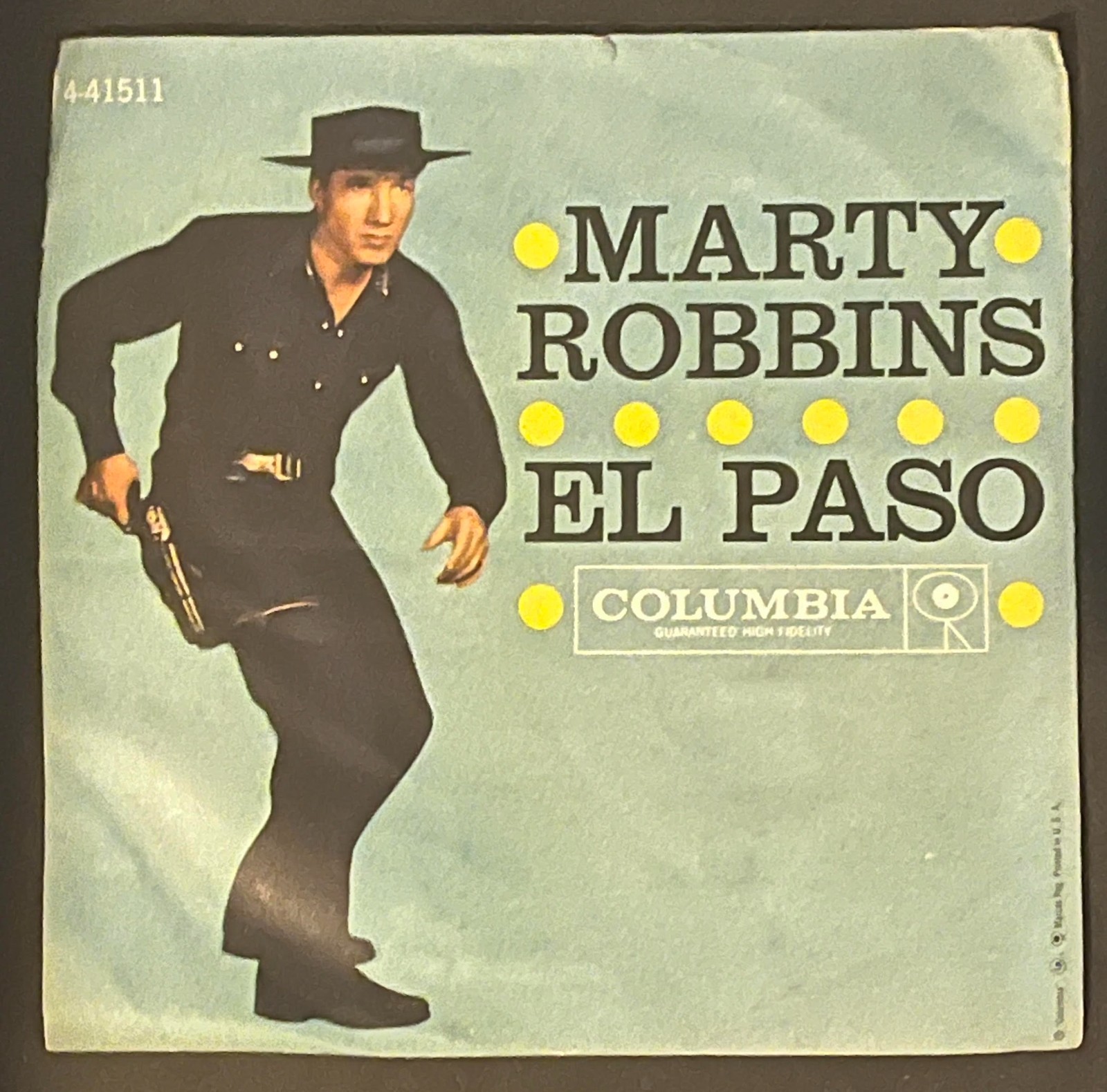 Marty Robbins – El Paso 45 Columbia 7″