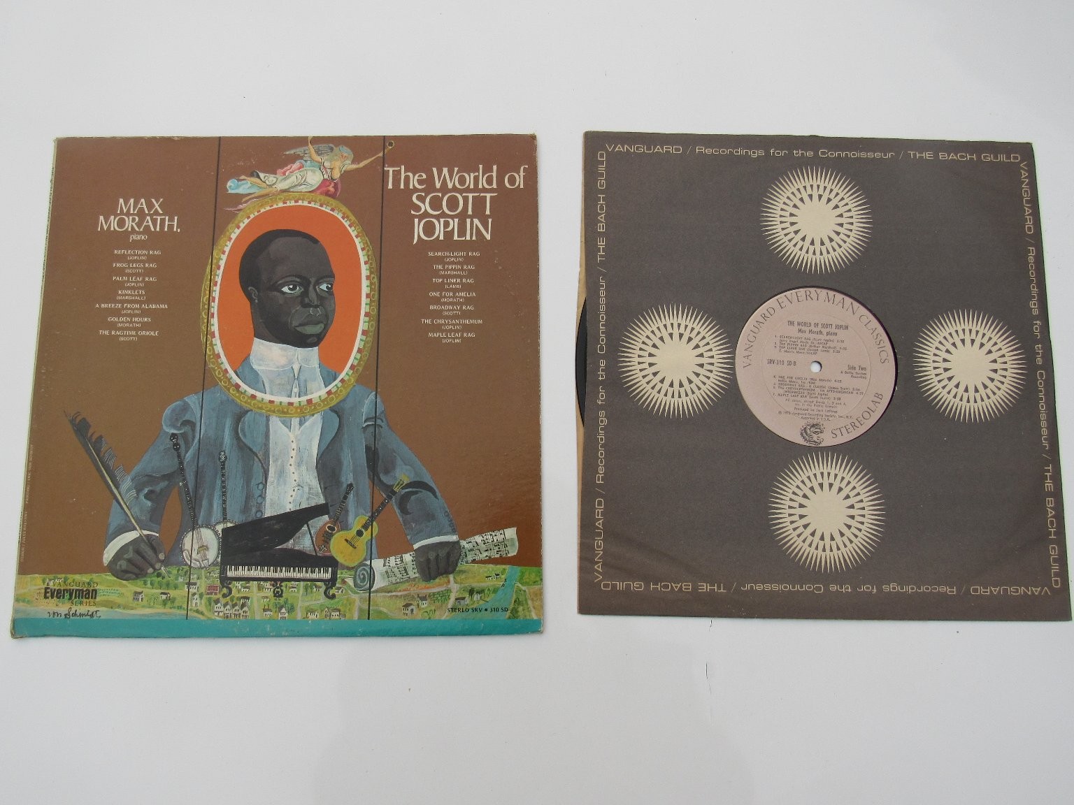 Max Morath – The World of Scott Joplin LP Record 1972 Vanguard Ragtime 33 RPM