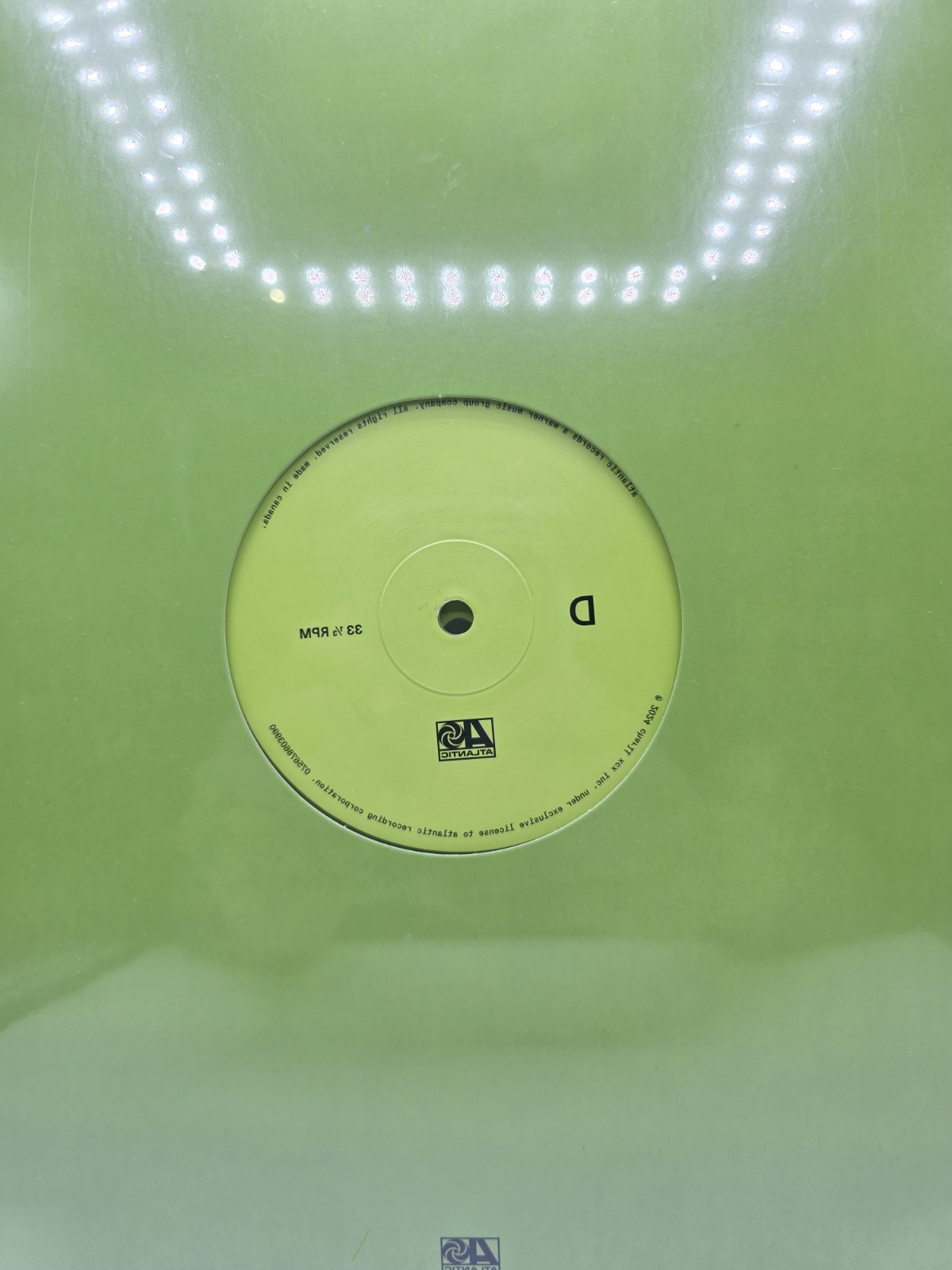 charlie xcx brat but its completely different vinyl