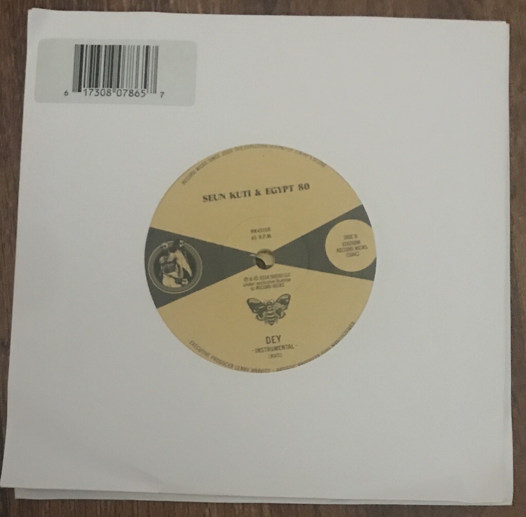 Seun Kuti & Egypt 80 Damian Marley Dey 7″ [Vinyl New Limited Clear Color Record