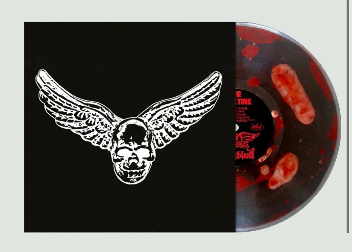 Yungblud & Aerosmith – One More Time – Bad World Blood Liquid Vinyl SAMEDAY SHIP
