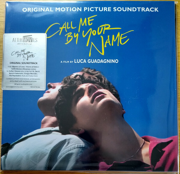CALL ME BY YOUR NAME ORIGINAL MOTION PICTURE SOUNDTRACK 12″ VINYL 2 X LP POSTER