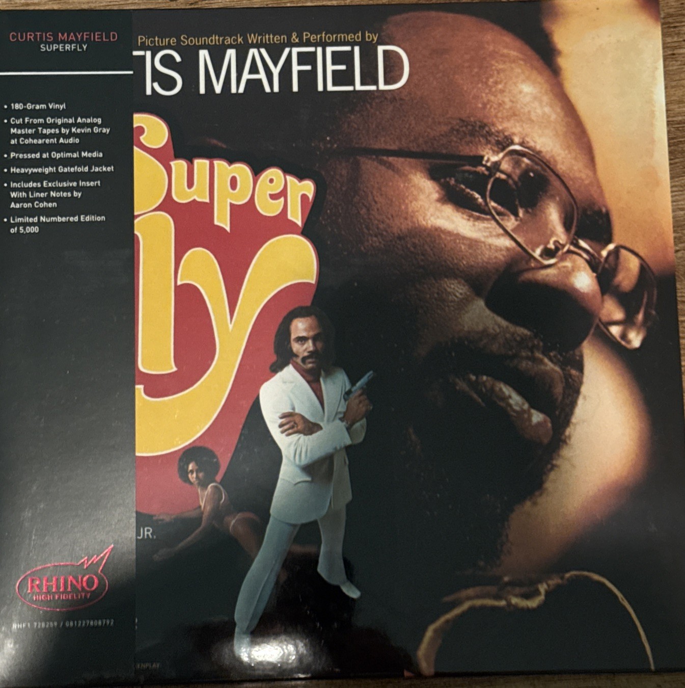 Curtis Mayfield Super Fly 2026 RHINO High Fidelity 180g LP #ed Brand New SEALED