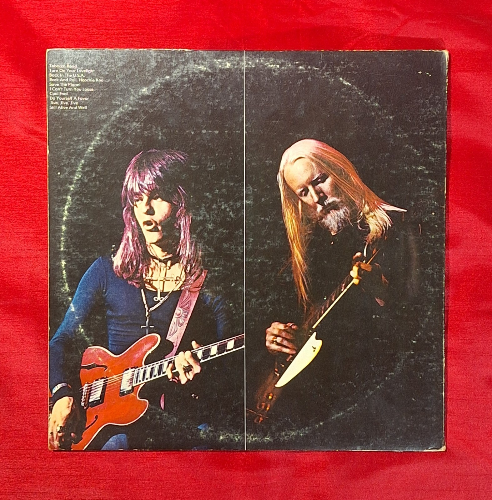 Edgar Winter’s White Trash- Roadwork 1972 Double LP Vinyl KEG31249 PLAYS GREAT