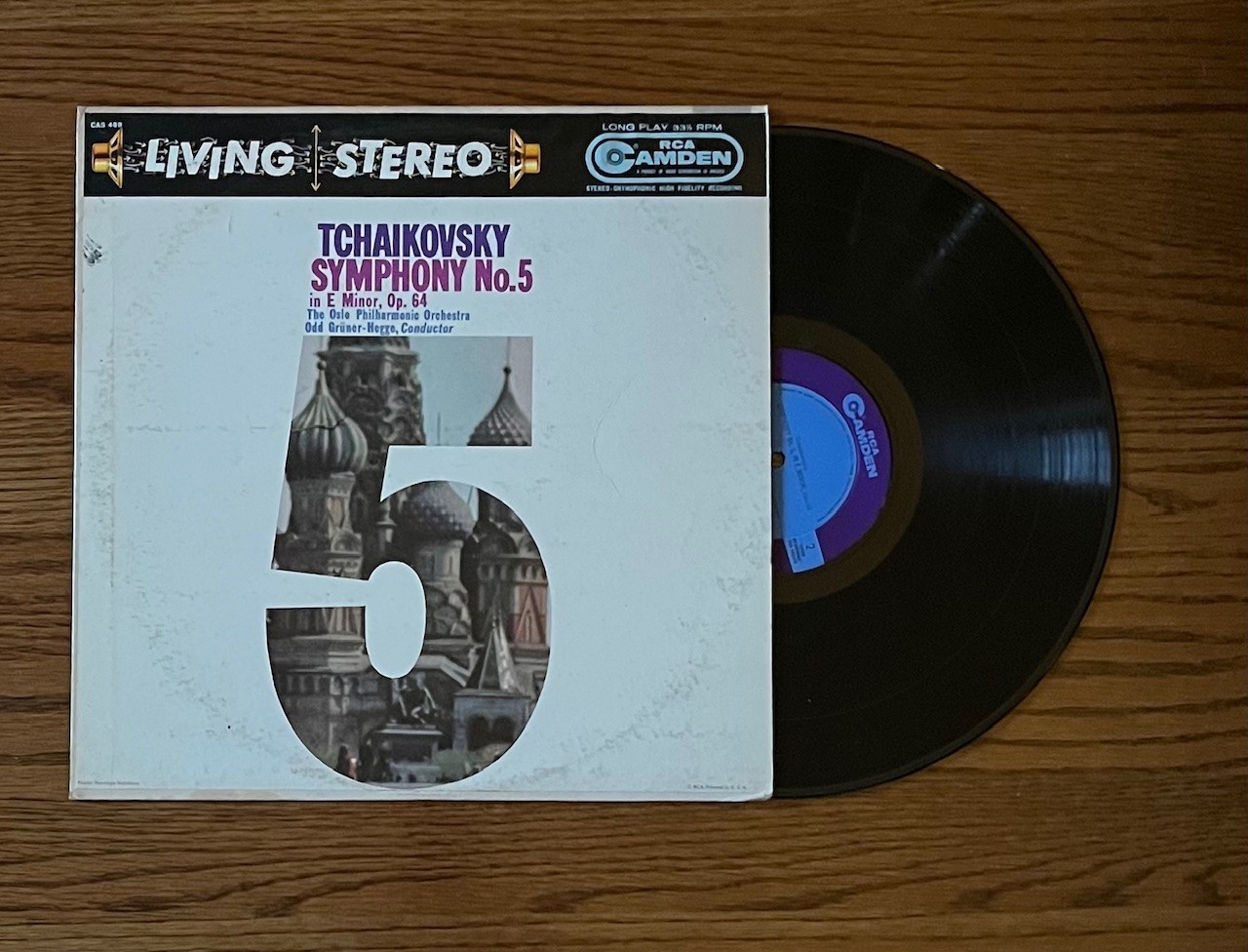 Tchaikovsky Symphony No. 5 RCA Camden Living Stereo CAS 489 Oslo VG+