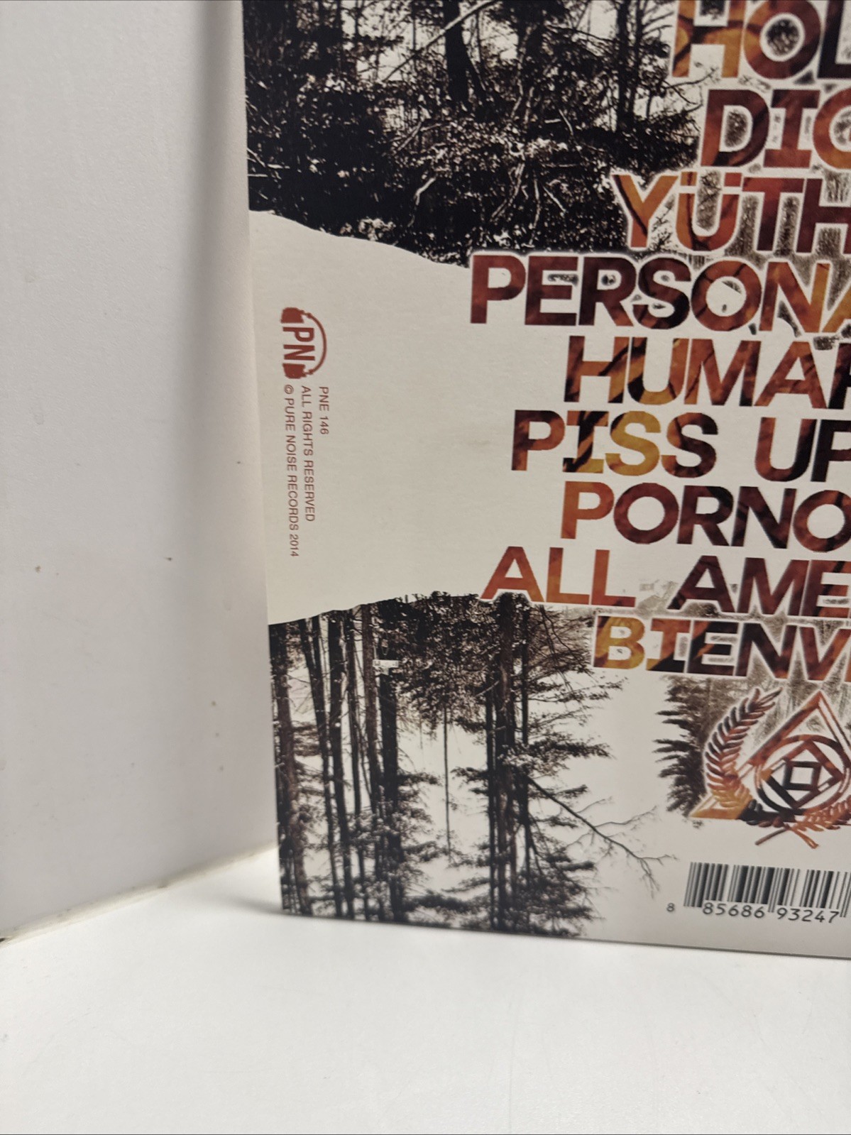 VANNA Void Black Orange Vinyl Hardcore Metalcore Limited Ed Pure Noise LP