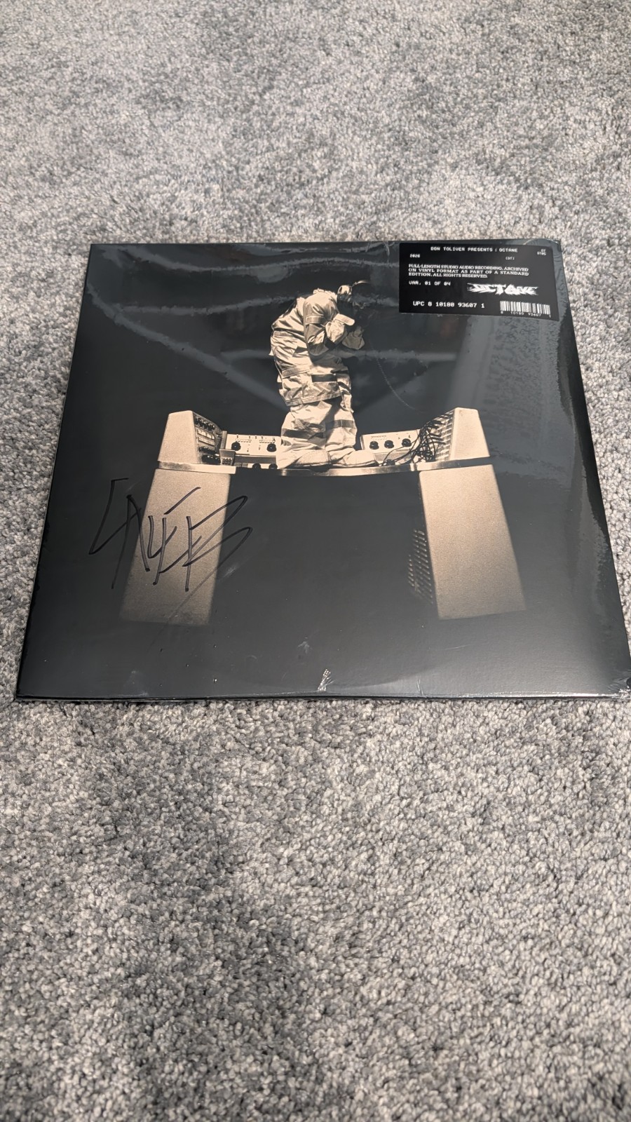Don Toliver Octane Signed Autographed Cover 2LP Black Vinyl Limited (OG Cover)
