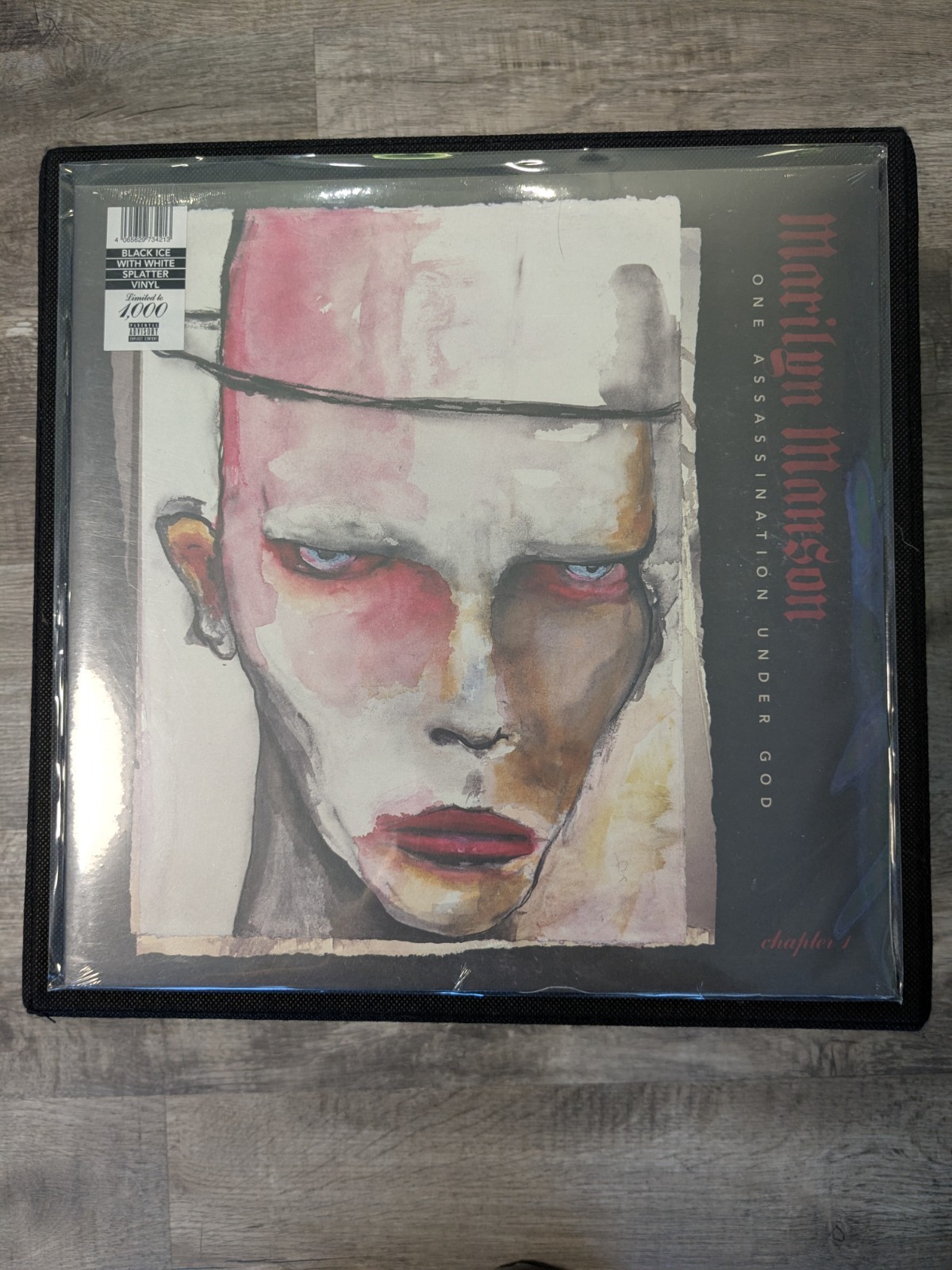 Marilyn Manson One Assassination Under God (Chapter 1) black ice splatter vinyl