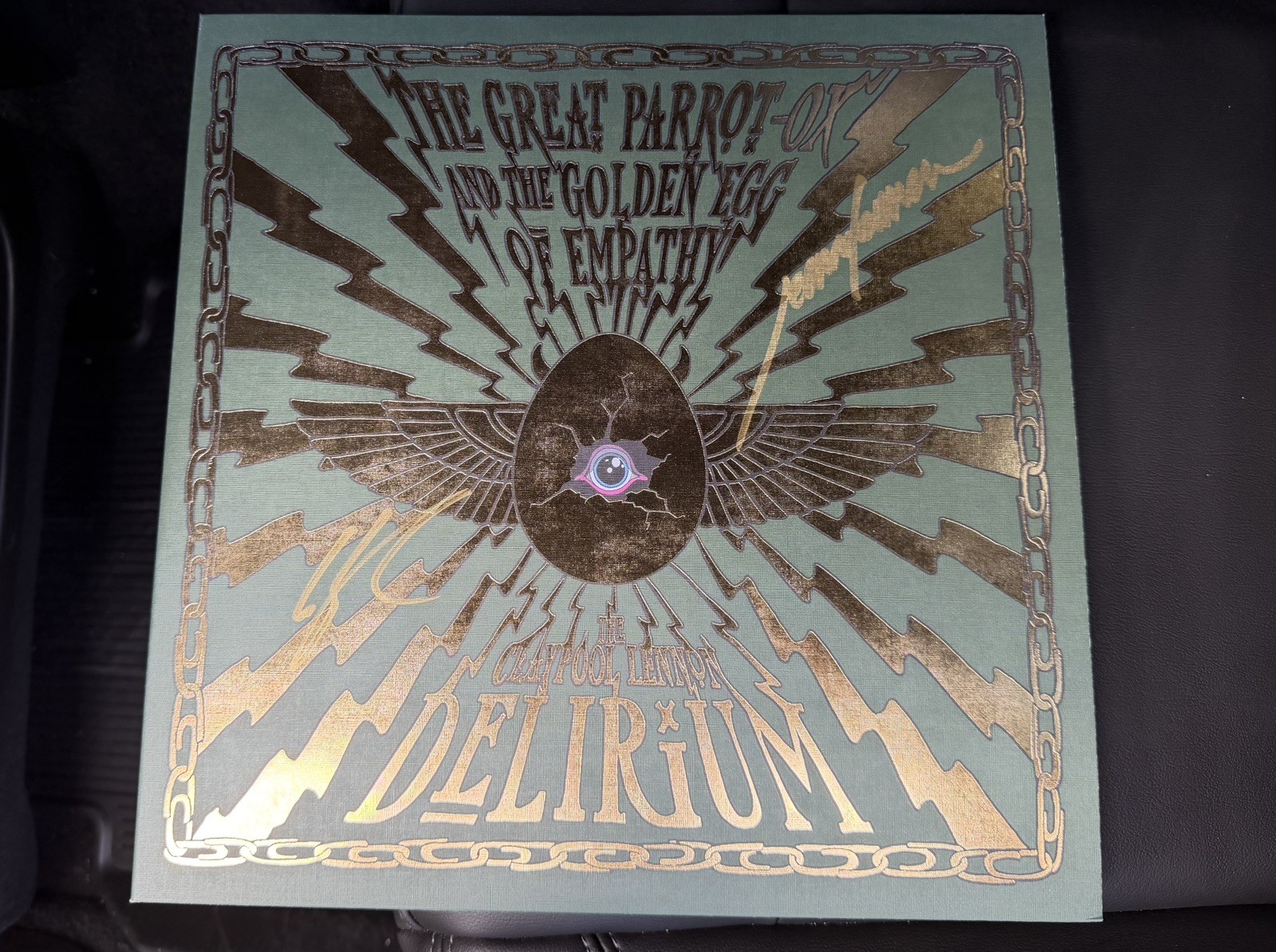 The Claypool Lennon Delirium – The Great Parrot-Ox – Green/Gold vinyl signed