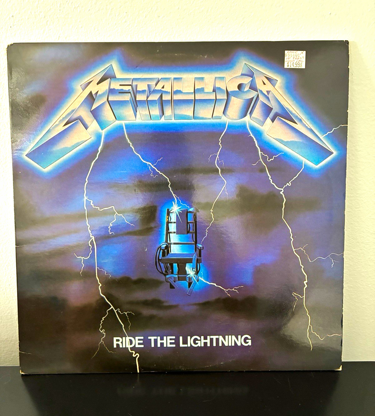 Metallica Ride the Lightning Megaforce MRI 769 12″ 33RPM Black Vinyl LP