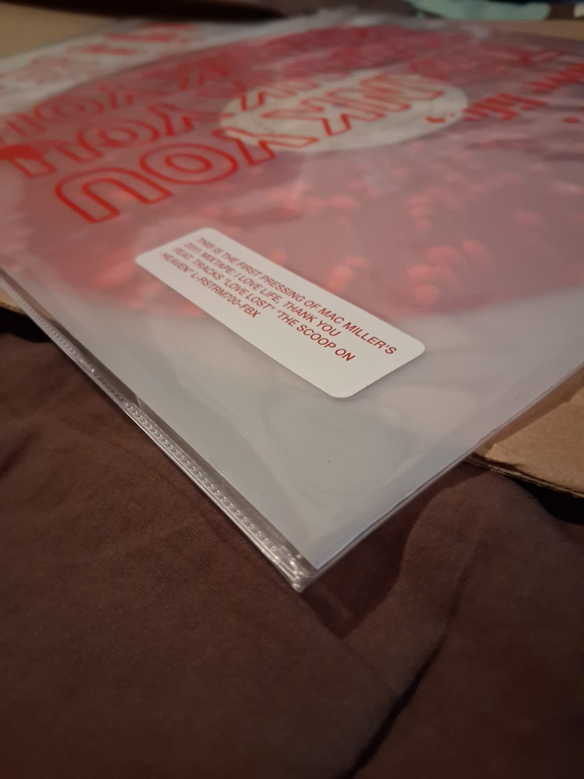 Mac Miller I Love Life, Thank You Exclusive Red and White Splatter Vinyl LP
