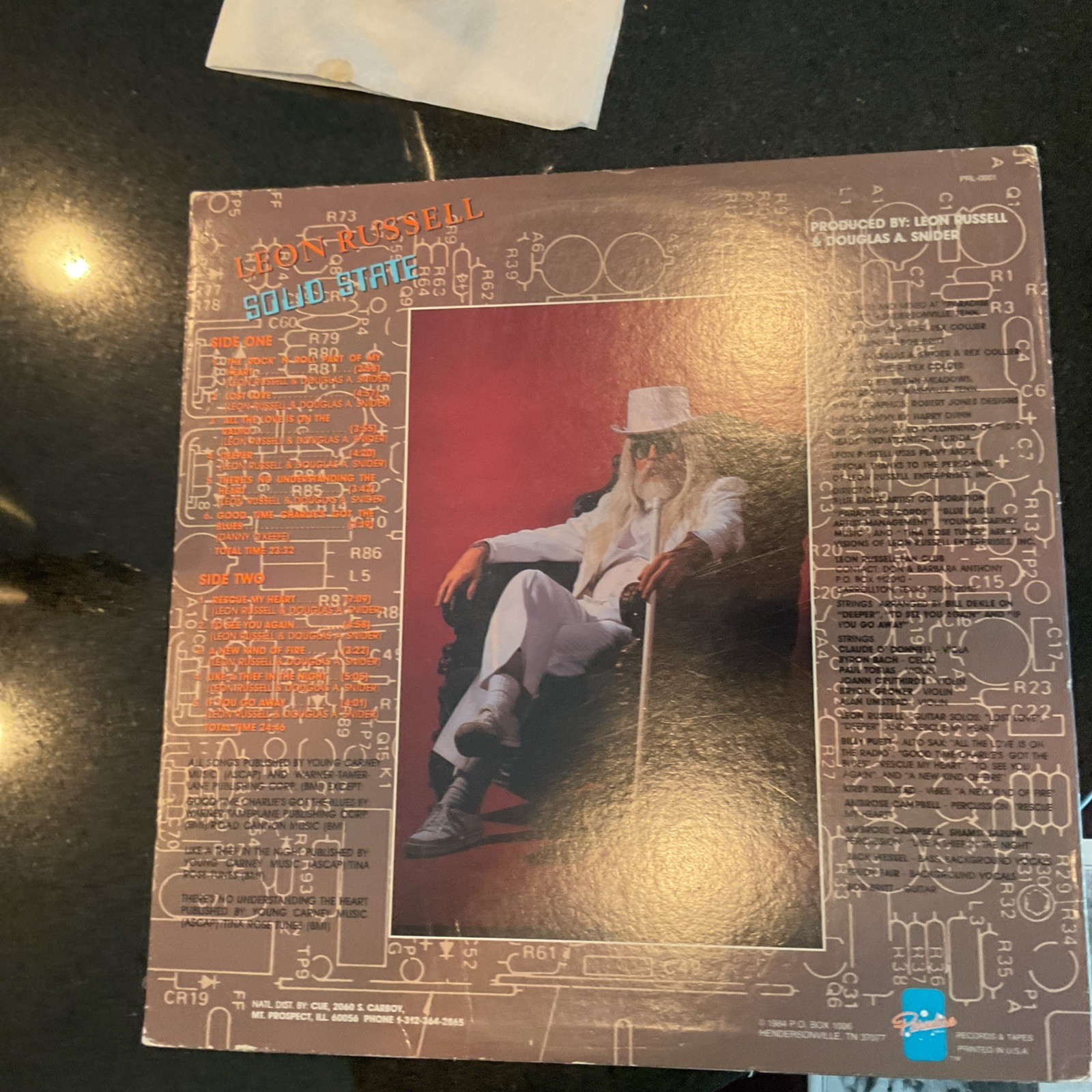 Leon Russell Solid State Vinyl LP Record