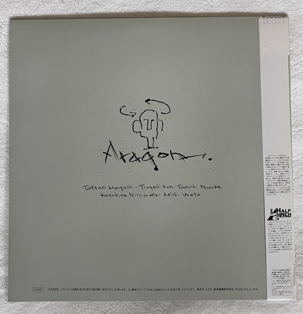 Aragon – Aragon 1986 NM Vinyl LP Ambient Electronic Rock Japan