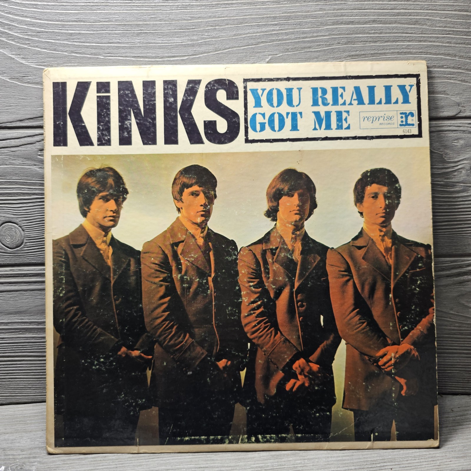 THE KINKS YOU REALLY GOT ME 1964 LP MONO 3 Color Label Reprise 6143
