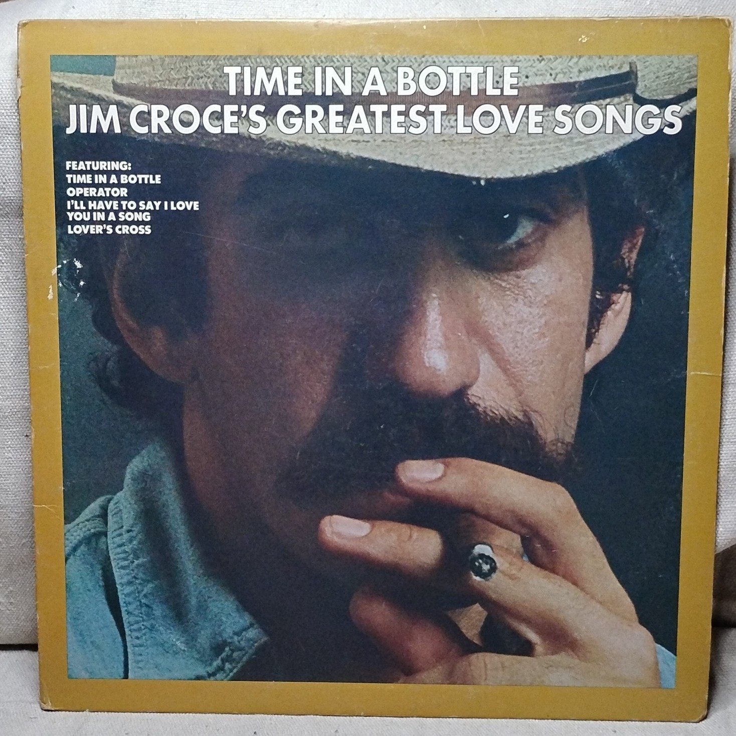 Jim Croce Photographs & Memories Greatest Hits LP Vinyl 1976 Lifesong Folk Rock