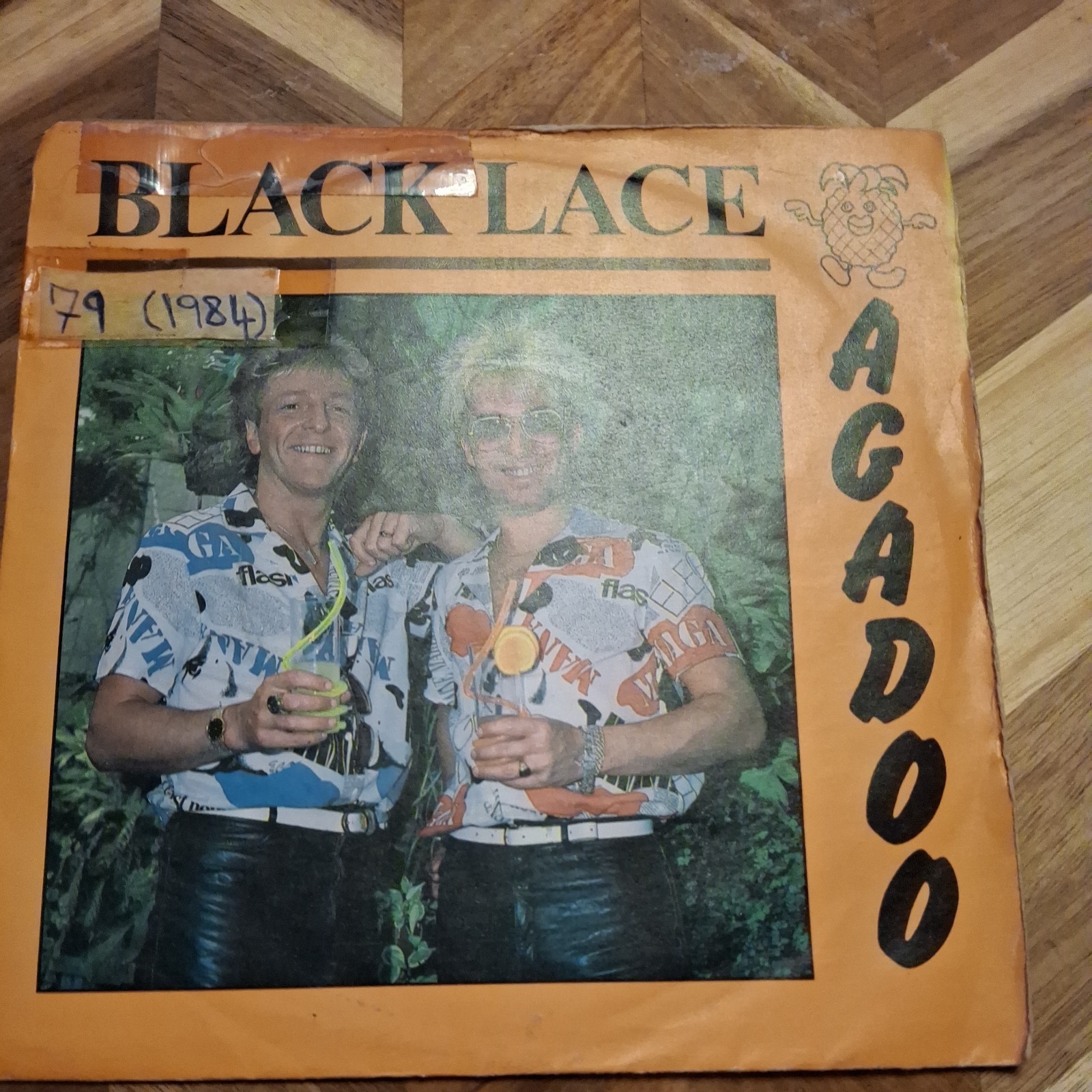 Black Lace – Agadoo 7″ Vinyl Single 1984 Flair Records FLA 104 Picture Sleeve