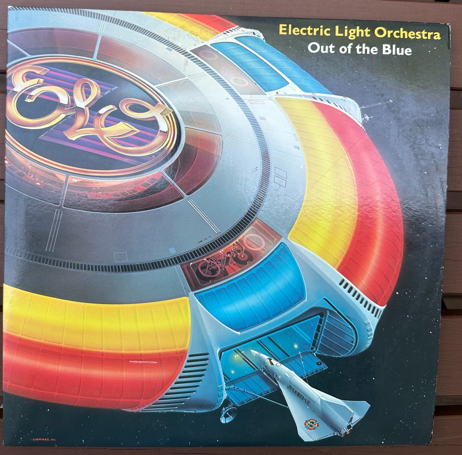 ELO Out Of The Blue 1977 2LP Vinyl JT-LA 823 L2 JET VG+ Tested !!!