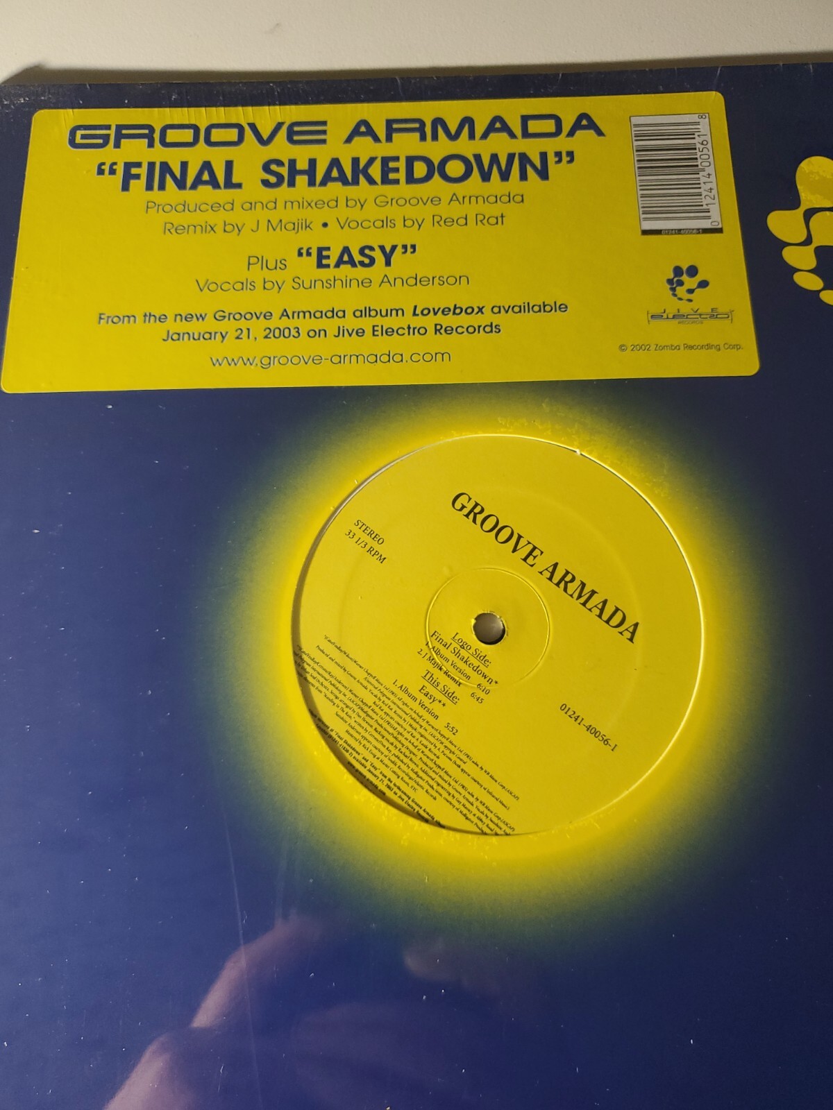 Groove Armada – Final Shakedown / Easy – 12 Inch Single – US Pressing