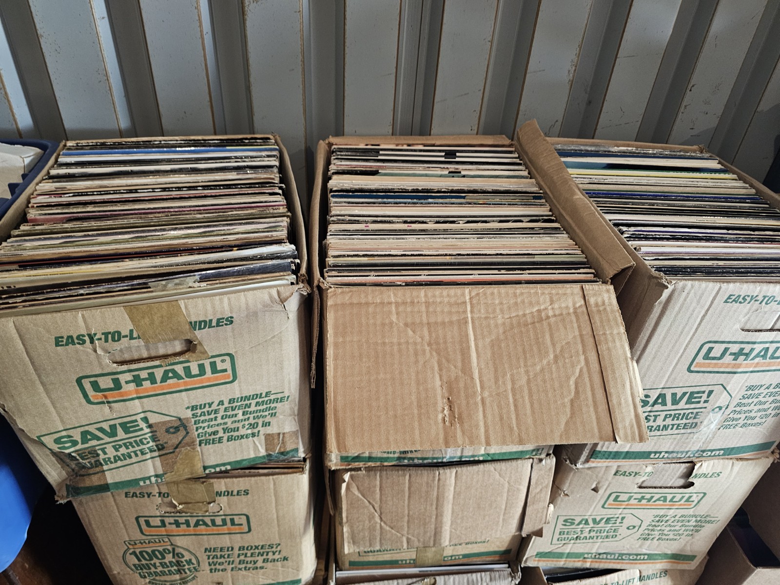 Box Lot of About 40 Vinyl 12″ Single Records From Large Collection VG+ All Genre