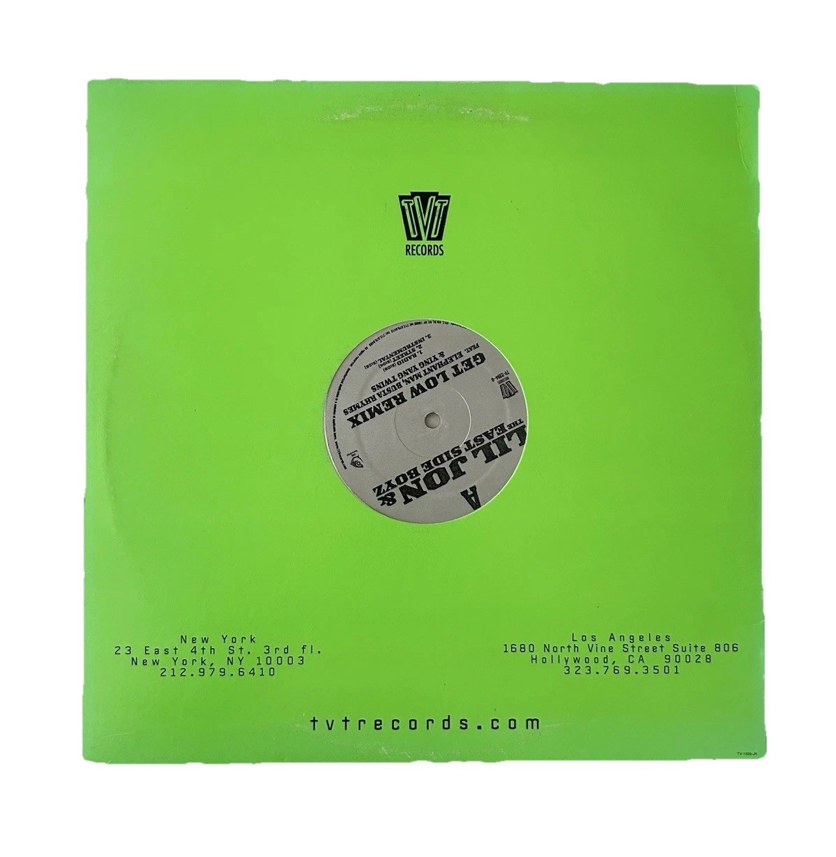 Lil Jon & The East Side Boyz Get Low (Remix) / Get Low (Merengue Mix) Maxi Vinyl